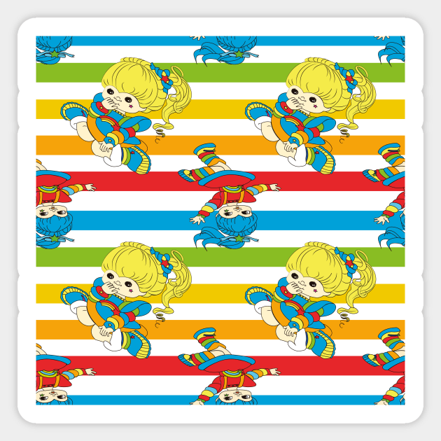 rainbow rainbow brite Sticker by bangueran